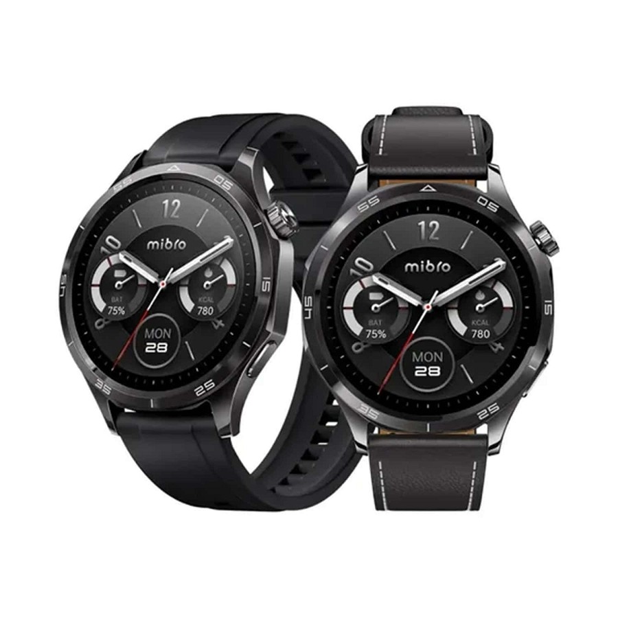 MIBRO GT PAMETNI SAT GPS, 1.43", 2 NARUKVICE, Crni