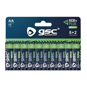 GSC ECOPLUS ALKALNA Baterija LR6 (AA) 10 PAK
