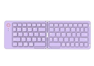 MEETION BTK001 SKLOPIVA, PUNJIVA BEŽ.Tastatura, LJUBIČASTA